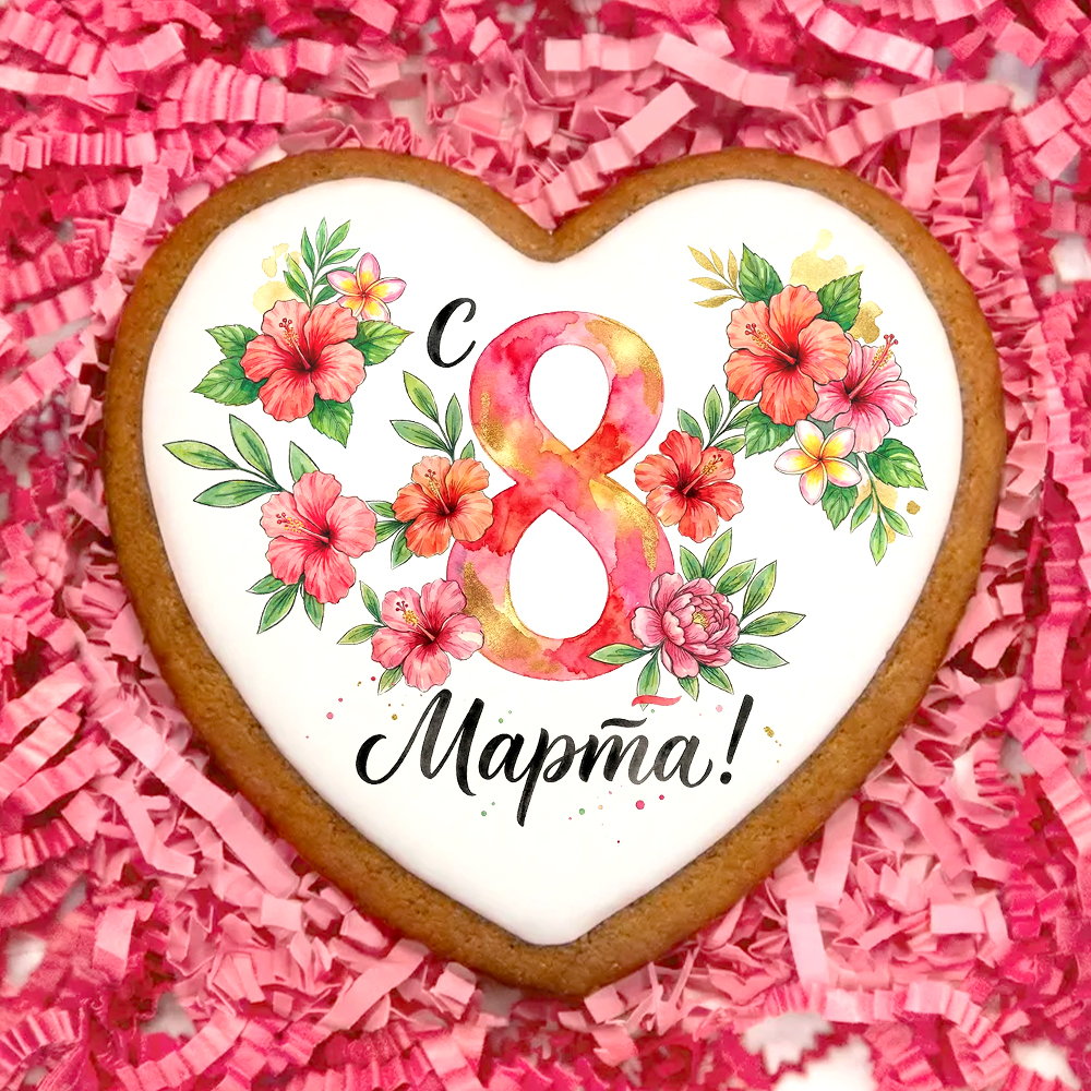 Наборы печенья на 8 марта