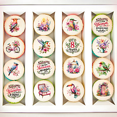 Макаруны "Весенняя мелодия" 16 шт