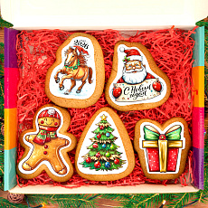 Набор новогоднего печенья №5