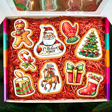Набор новогоднего печенья №9