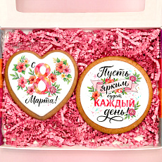 Набор пряников "Маленькие радости" на 8 марта 2 шт