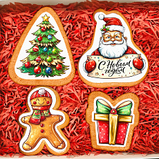 Набор новогоднего печенья №4