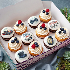 Капкейки для любимого 12 шт
