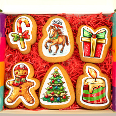 Набор новогоднего печенья №6