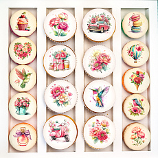 Набор капкейков и макарунов "Эдем"