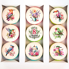 Набор макарунов "Весенняя мелодия" 9 шт