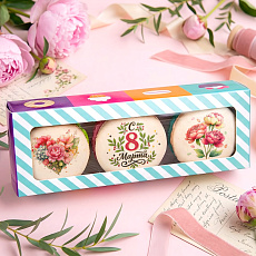 Макаруны "Сладкий пион" - 3 шт